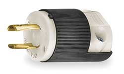 Plug, 250Vac, 20A, L2-20P, 2P, 2W, 1Ph