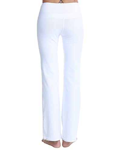 Zeronic Women's Bootcut Yoga Pants High Waist Tummy Control Long Bootleg Workout Running Flare Pants for Women Clothing3
