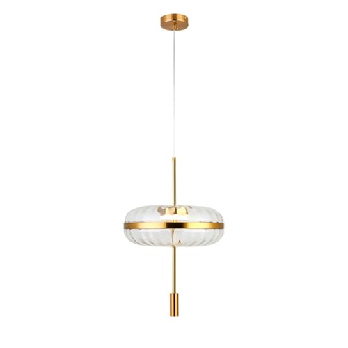 Lustre de table à manger ovale en verre à LED, luminaire minimaliste pour sublimer votre magasin