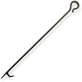 Pilgrim 18171 30" Matte Black Iron Fireplace Poker
