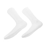 LAPYAPPE 2個 プラスチック製足マネキン 女性用足モデル 靴下ディスプレイ用 耐久性と形状保持 靴店向けリアルな足型ディスプレイスタンド