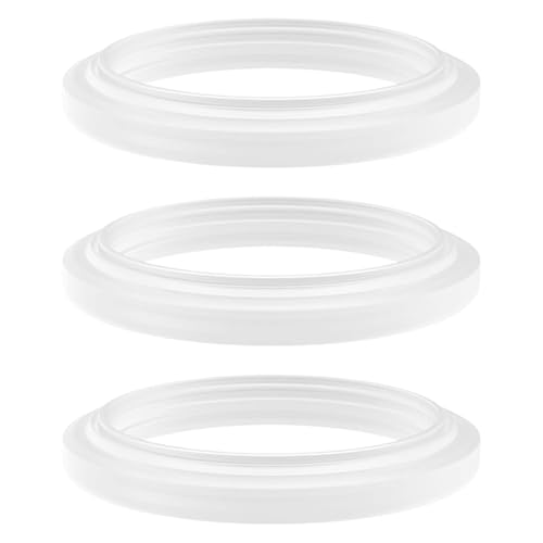 Zerodeko Junta de Silicona para Máquina de Espresso Ec685/ec680/ec850, 3 Piezas Color, Anillo de Sellado Resistente y Flexible para Repuesto de Cafetera Espresso, Accesorio