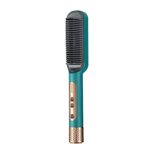 Plancha de cabello verde con display digital y cable rotatorio miniatura 1