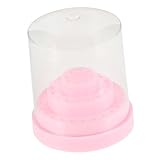 NIYANGLE Caja De Almacenamiento Para Brocas Uñas Estuche De Plástico Prueba De Polvo Organizador Compacto