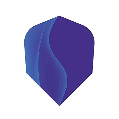 Shot Zen Budo Small Standard Dart Flight Set (100 Micron, Blue, 3 Pcs, Standard)