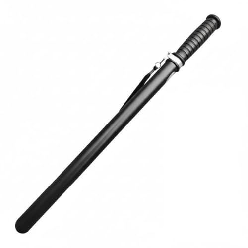 Iweden Supplies 19-Inch Heavy-Duty Tire Thumper – Black Polypropylene Baton with Ribbed Handle and Wrist Lanyard – Truck Tire Pressure Checker, Glass Breaker, Self-Defense, and Utility Tool