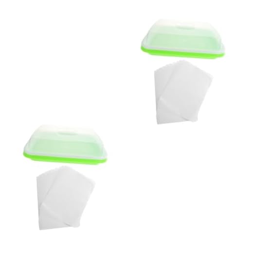 Happyyami 2 Juegos Bandeja De Plántulas Tubos De Propagación Bandeja De Germinación Equipo De Germinación Cultivador De Pasto De Trigo Bandejas De Cultivo Papel Planta Suministros