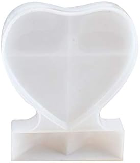 UOWAN Zngou Resin Heart Frame Mould, Photo Frame Resin Mould Resin Craft Photo Frames Photo Stand Mold Epoxy Resin Picture Frame Mould Large Photo Frame Mould Silicone Frame Moulds For Resin Casting