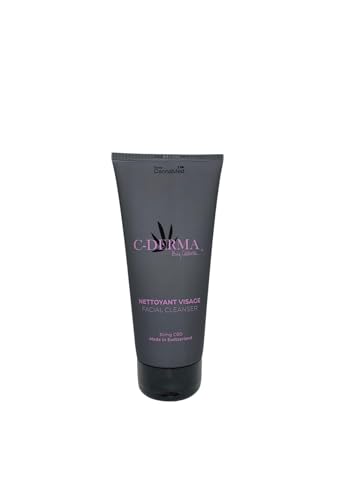 Image of C-DERMA Facial Cleanser 200ml - Infused with Soothing CBD