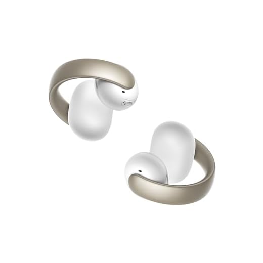 soundcore AeroClip da Anker, Fones de Ouvido Blutooth Abertos, Clip-On, Conforto Adaptativo, Chamadas Claras com 4 Microfones e IA, Ajuste Estável, Drivers de 12mm para Graves Potentes, Branco