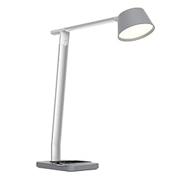 Black+Decker Verve Designer Desk Lamp with Qi Wireless Charger, True White LED + 16M RGB Colors