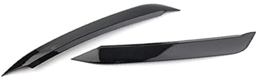 DEMULAX Headlight Eyebrow 1 Pair Car Lamp Eyelid Molding Trim Lid Cover, for 2019 2020 Headlight Bezel
