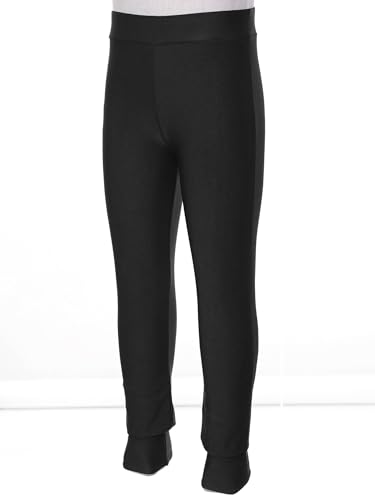 Hansber Kids Girls Swim Leggings UPF 50+ Sun Protection Rash Guard Swim Bottom Full Length Basic Tights Casualwear Trousers2