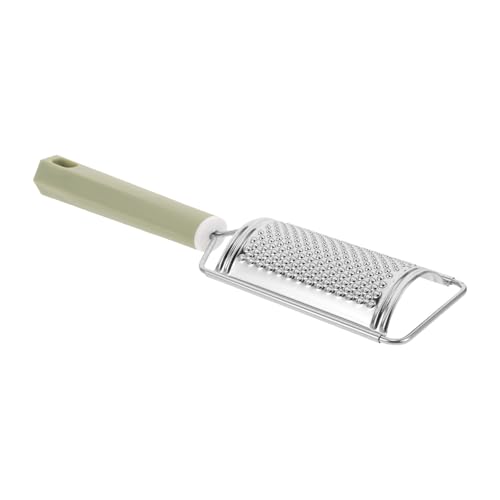 Rallador de Ajo de Acero Inoxidable con Mango PP Verde miniatura 1