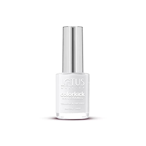 Image of Lotus Make-Up Colorkick Nail Enamel - Ice Cube 903 | Chip Resistant | Glossy Finish | 10ml