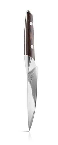 Eva Solo | Couteau à légumes 13 cm | Couteau de précision polyvalent dans une taille pratique | Bois de pakka