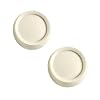 26115-T Round Fan Control Light Dimmer Switch Knob, 0.25 Inch Dia D Shaped Shaft (2,Light Almond)