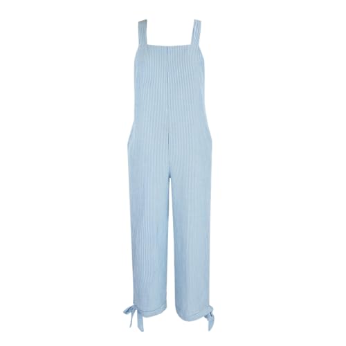 Overol a rayas para mujer que soluciona tu look casual de verano 3