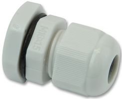 M16 - Prensaestopas para cables (100 unidades, 100 unidades), color gris