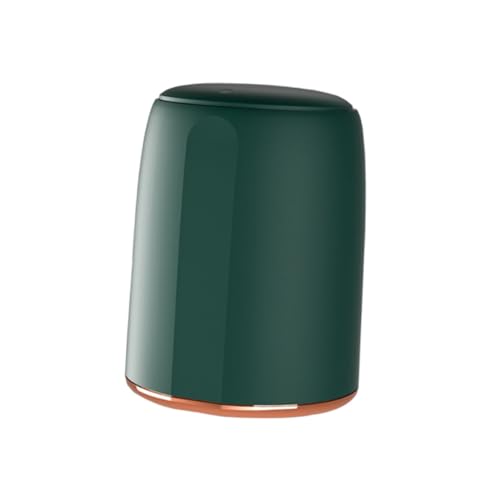 Caneca de basura pequeña verde para cocina y oficina