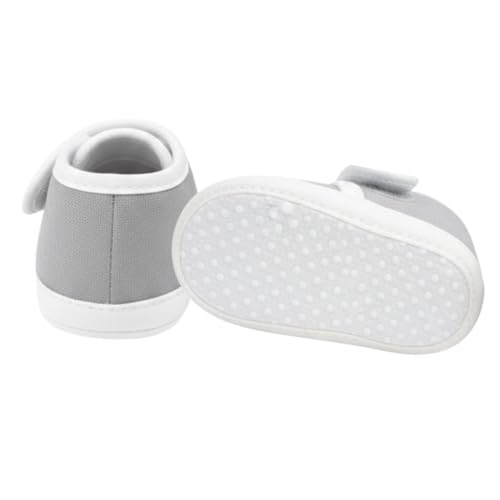 Image of PureSole Cotton Baby Shoes for 6-12 Months | Lightweight & Breathable Booties with Flexible Anti-Skid Sole | Casual Shoes for Baby Boys & Baby Girls