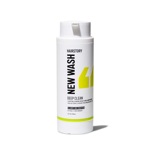 Hairstory New Wash Deep Clean for Oily Fine Hair 8 oz Bottle