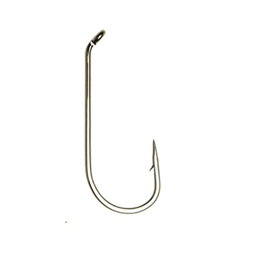 HNHYNSY Angelhaken 50 stücke Hohe Kohlenstoffstahl Fliegenfischen Haken 8# ~ 22# Streamer Fliegenbinden Haken…