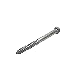 1/2 in x 6 in Hot Dip Galvanized Lag Bolts – Heavy-Duty Hex Head Structural Screws for Decks, Posts & Framing | A307 Steel | Exterior Wood Fasteners | 10-Pack