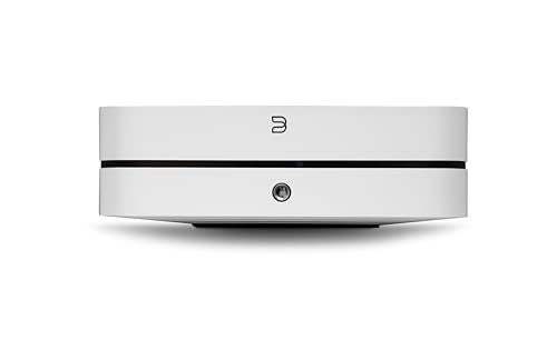 Image of Bluesound Powernode (2025) Wireless Multi-Room High Resolution Music Streaming Amplifier 100W x 2 Stereo / 80W x 3 LCR (8 Ohms) - White