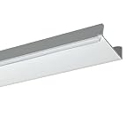 2.5M - 8.20 ft - Length PVC Plinth Sealing Strip 18mm MDF kickboard Panel TMW Profiles (Light Grey)