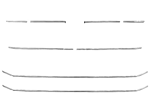 BRIGHTZ ノア 90 95 超鏡面ステンレスメッキフロントバンパーモール 15PC 【 FBUM−MOL−141 】 ZWR90W ZWR95W MZRA90W MZRA95W