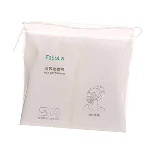 Beaupretty 200 Uds Toalla De Señora Compresa Simple Cojines Prácticos Suministros De Maquillaje Eliminación De Cosméticos Para Toallitas Finas Cómodas Almohadillas Desechables Para La