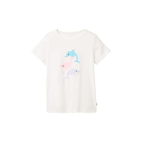 TOM TAILOR Girl's Dolphin & Mermaid T-Shirt Cover