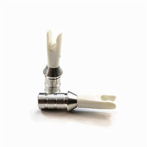 Letszhu Archery Arrow Pin Bushing With Nocks For Id 6.20Mm Arrows Shafts (Pack Of 36) (Aluminum Bushing + Pin Nock) #TOP22