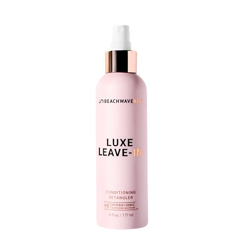 The Beachwaver Co. Luxe Leave-In Conditioning Detangler - Full Size (6 Fl Oz) | Leave-In Treatment to Hydrate Smooth & Strengthen w/HiX Vegan Bond Multipliers | Bali Beach Night Fragrance