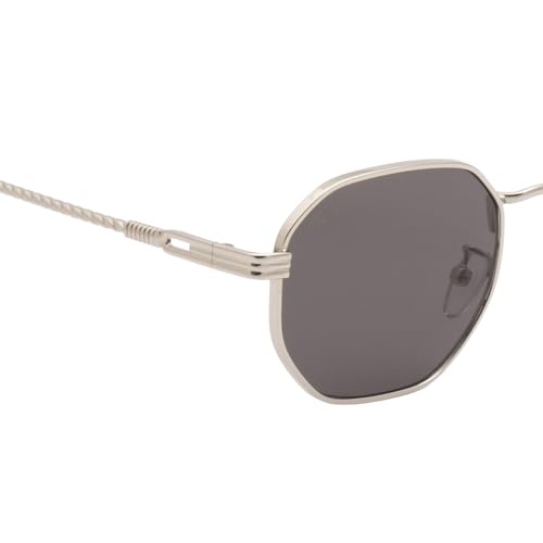 Image of Ted Smith Full Rim Oval Shape Branded and Stylish Sunglasses | Polycarbonate Lens & 100% UV Protection | Men & Women | Small to Medium | 52-21-140