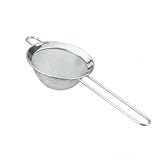  Colador Acero Inoxidable/Colador Cocina/Colador Acero Malla Fina/Juego de Colador Acero Inoxidable Redondo Microperforado Varios Tamaños (10cm)