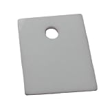 Flaches Industriebrett 1 Stück TO-3P Aluminiumoxid-Keramikplatte, TO-220 TO-264 Wärmestabilisierungsplatte, TO-247 Keramik-Kühlkörper(22X28X0.6mm)