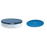 intex 457x122cm Product 1: Cobertor de polietileno de color azul