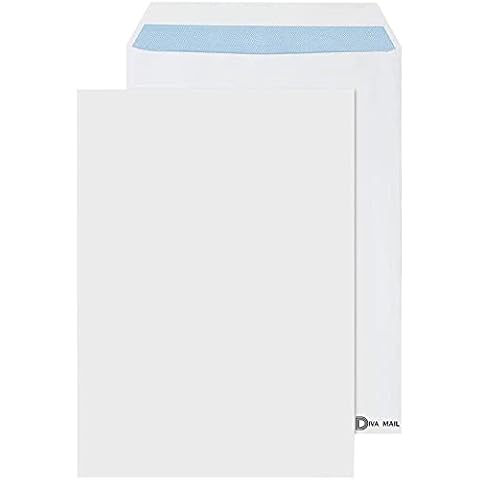 100 Self-Seal Mailing Envelopes for Posting Cover