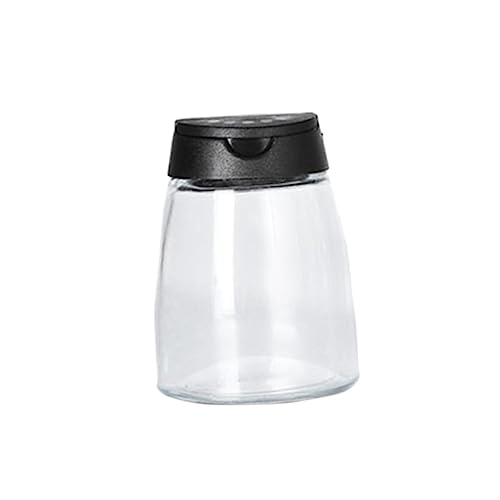 Ciieeo 4Piezas Vidrio De Condimentos Con Doble Pimentero Para Especias Contenedores De Cocina Vinagrera Para Negro