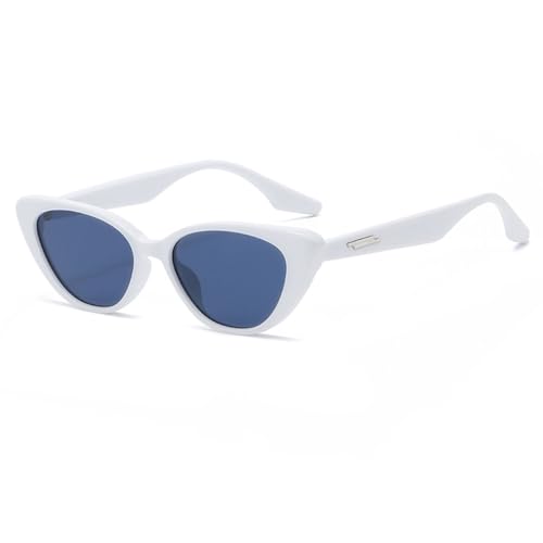Lunettes de soleil UV400 mode petites lunettes oeil de chat crème solaire voyage