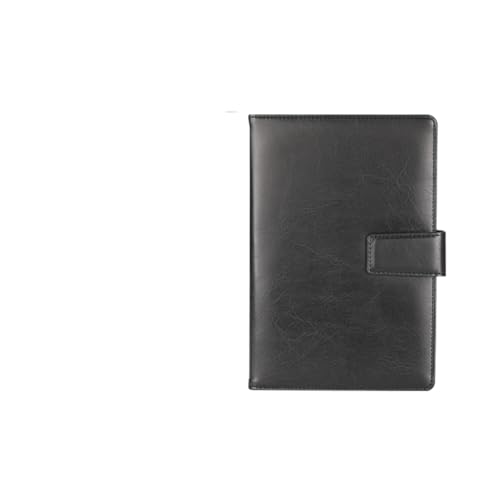 Carnet d'affaires rétro A5 noir pour organiser vos réunions au bureau