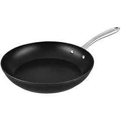 Sartenes Suizas Venga! Sartén de 28 cm, cubierta antiadherente, apto para lavavajillas, fondo de turbo inducción, apto para usar en horno, negro/plata, VG PAN 3020