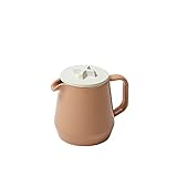 ideaco (イデアコ) ティーポット 450ml ブラウン/サンドホワイト 450teapot