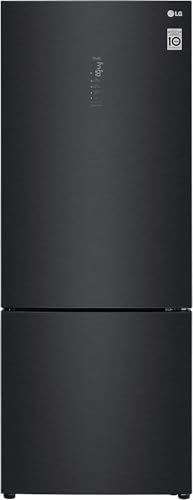 LG GBB569MCAMN Frigorifero Combinato Total No Frost, 462L, Larghezza 70cm, Wi-Fi, Door & Linear Cooling, Cassetto Fresh Balancer, Display Metal Touch, Compressore Smart Inverter, Smart Diagnosis, Nero