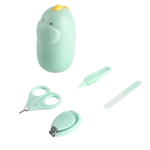 BESPORTBLE Infant Nail Clippers Set Nail Scissors Tweezers Holder Safe for Newborns Random Color