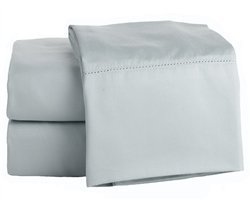 Rajlinen Light Blue Solid 4 Pcs Bed Sheet Set King Size Bland Durable Quality Genuine 600-Thread-Count (15" Pockets) Super Soft Egyptian Cotton #TOP28