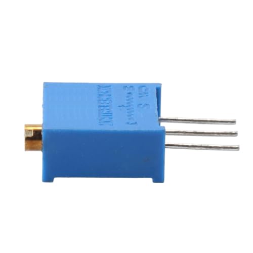 ACOLY 10 Pcs 3296W-203 Multi Turn Adjustable Potentiometer 20K Ohm Multiturn Trimmer Potentiometer Blue Adjustable Variable Resistor（20K）