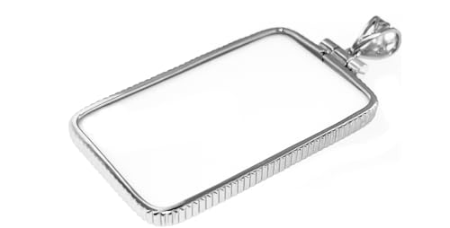 Sterling Silver bezel frame for 1 oz credit suisse Pamp Lady Fortuna Gold bar / 1 oz Credit Suisse /1 oz Pamp Rosa